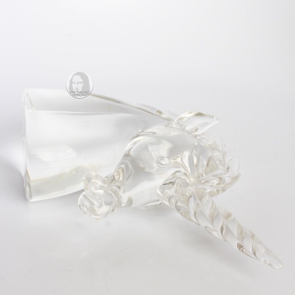 Cartier Unicorn Paperweight Crystal Desk Accessory in Box by Archimede Seguso - Picture 14 of 17